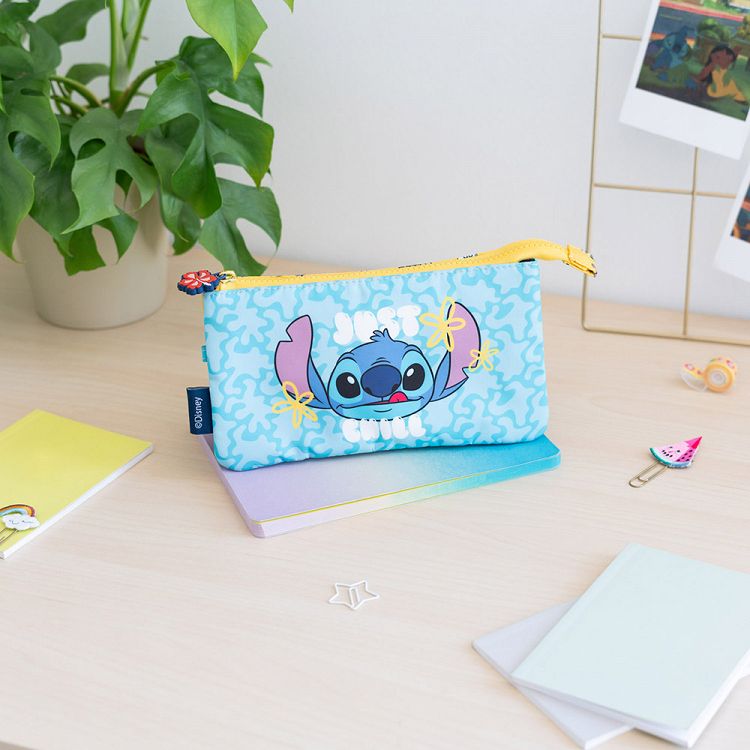 Κασετίνα Τριπλή DISNEY Lilo & Stitch Tropical