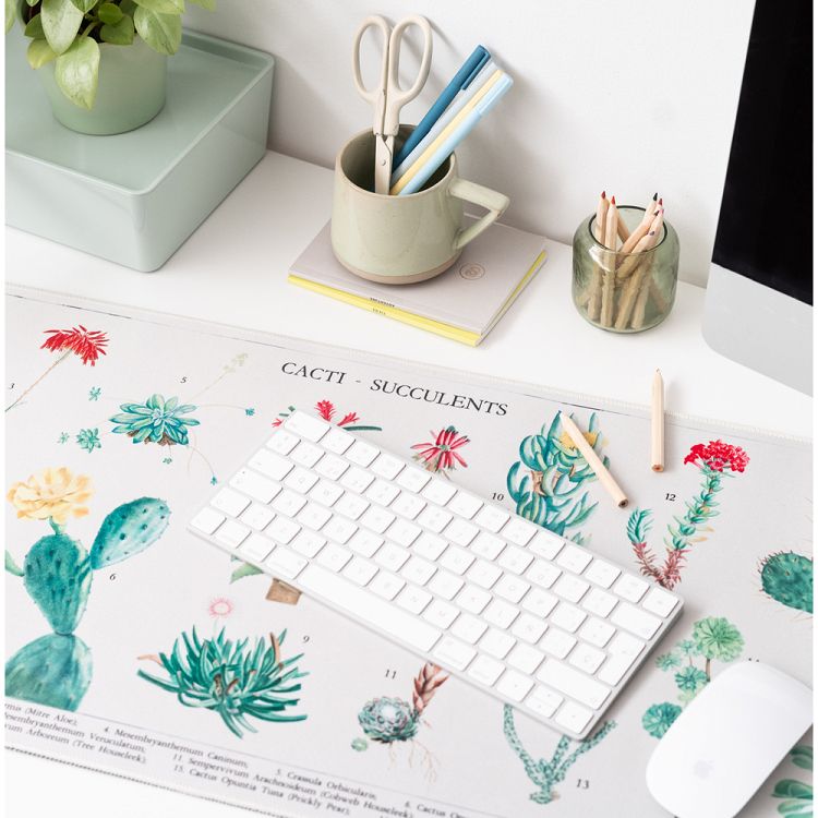 Gaming Pad / Σουμέν XL 35Χ80εκ BOTANICAL Cacti