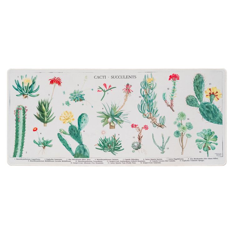Gaming Pad / Σουμέν XL 35Χ80εκ BOTANICAL Cacti