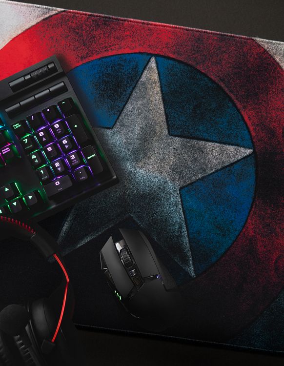 Gaming Pad / Σουμέν XL 35Χ80εκ MARVEL CAPTAIN AMERICA