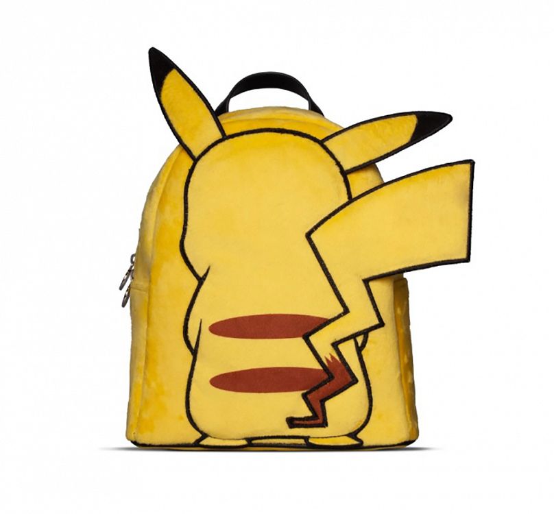 Premium Τσάντα Πλάτης Λούτρινη POKEMON Pikachu