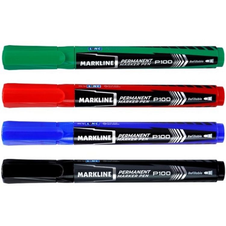 Μαρκαδόρος LINC Markline/μπλε 10τμχ