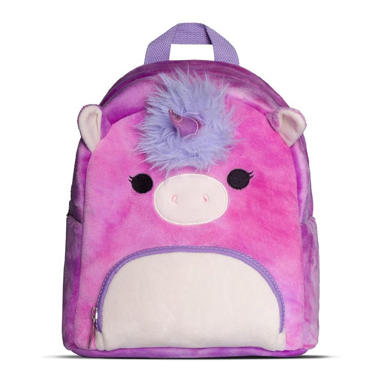 Μίνι Τσάντα Πλάτης με Τσεπάκι SQUISHMALLOWS Λόλα η Μονόκερος