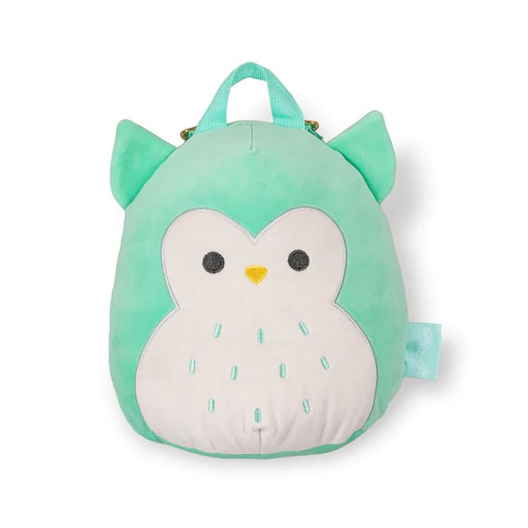 Μίνι Λούτρινο Πλάτης με Τσεπάκι SQUISHMALLOWS Ουίνστον η Κουκουβάγια