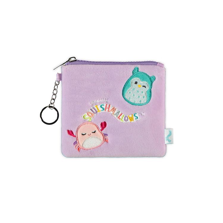 Λούτρινο Πορτοφόλι SQUISHMALLOWS Μείξη Λιλά