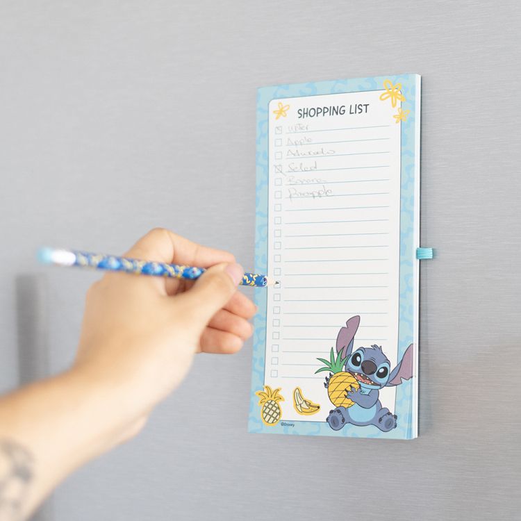 Μπλοκ Σημειώσεων 65φ με Μαγνήτη & Μολύβι DISNEY Stitch Tropical
