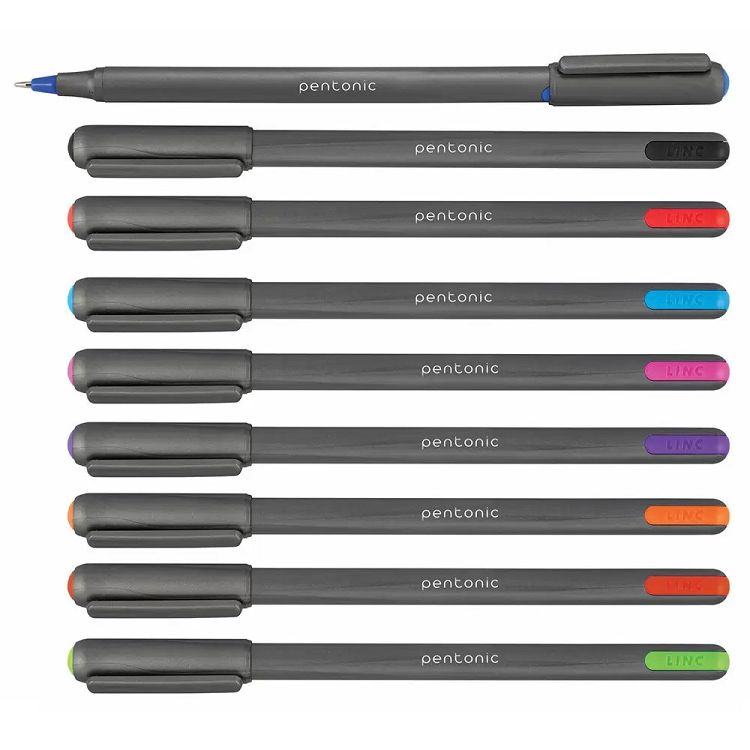 Ball pen LINC Pentonic/πορτοκαλί, 1.00mm 12τμχ