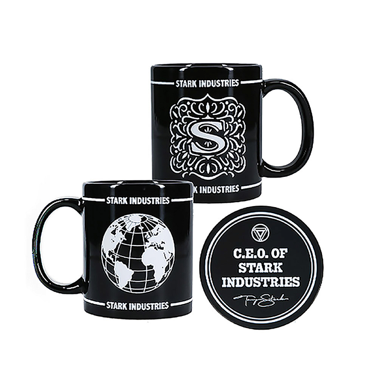 Σετ κούπα 330ml & Σουβέρ MARVEL Stark Industries