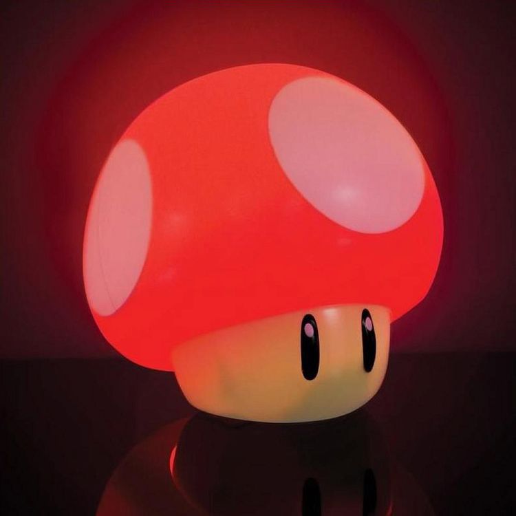 Φορητό Φωτιστικό με Ήχο NINTENDO Super Mario Μανιτάρι