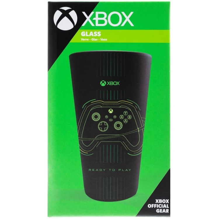 Ποτήρι Γυάλινο 400ml Μαύρο XBOX