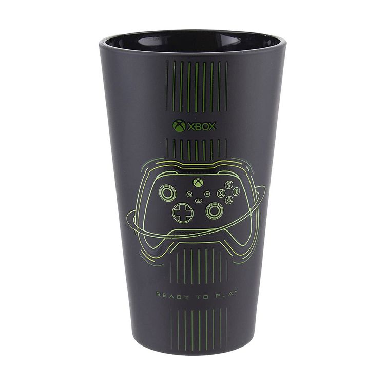 Ποτήρι Γυάλινο 400ml Μαύρο XBOX