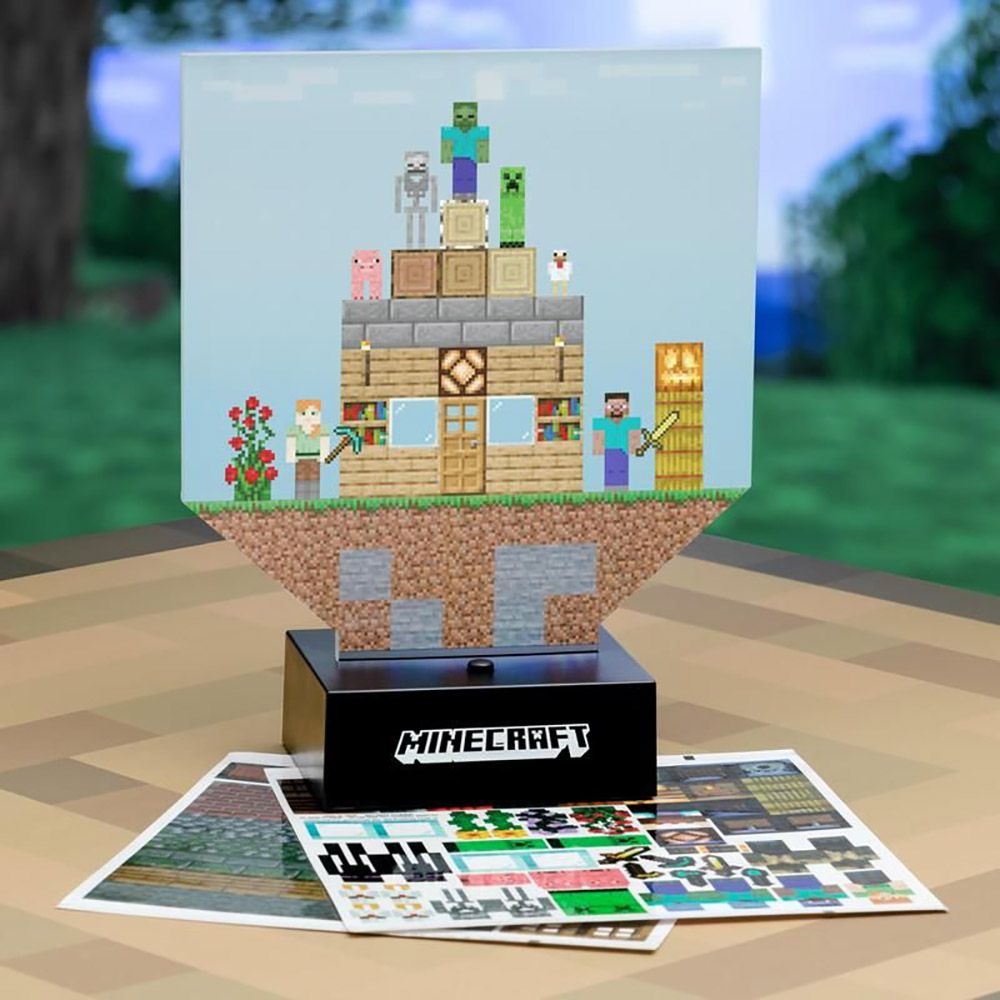 Φορητό Φωτιστικό MINECRAFT Build a Level
