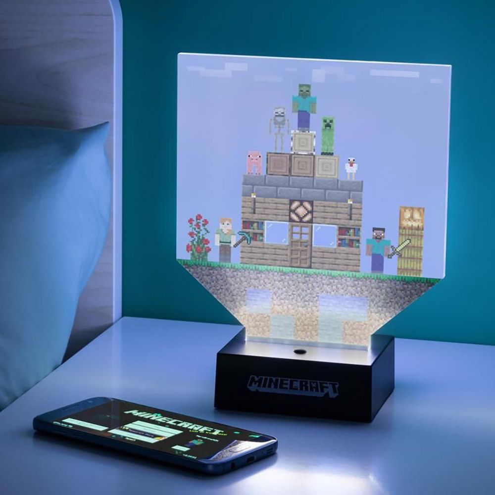 Φορητό Φωτιστικό MINECRAFT Build a Level