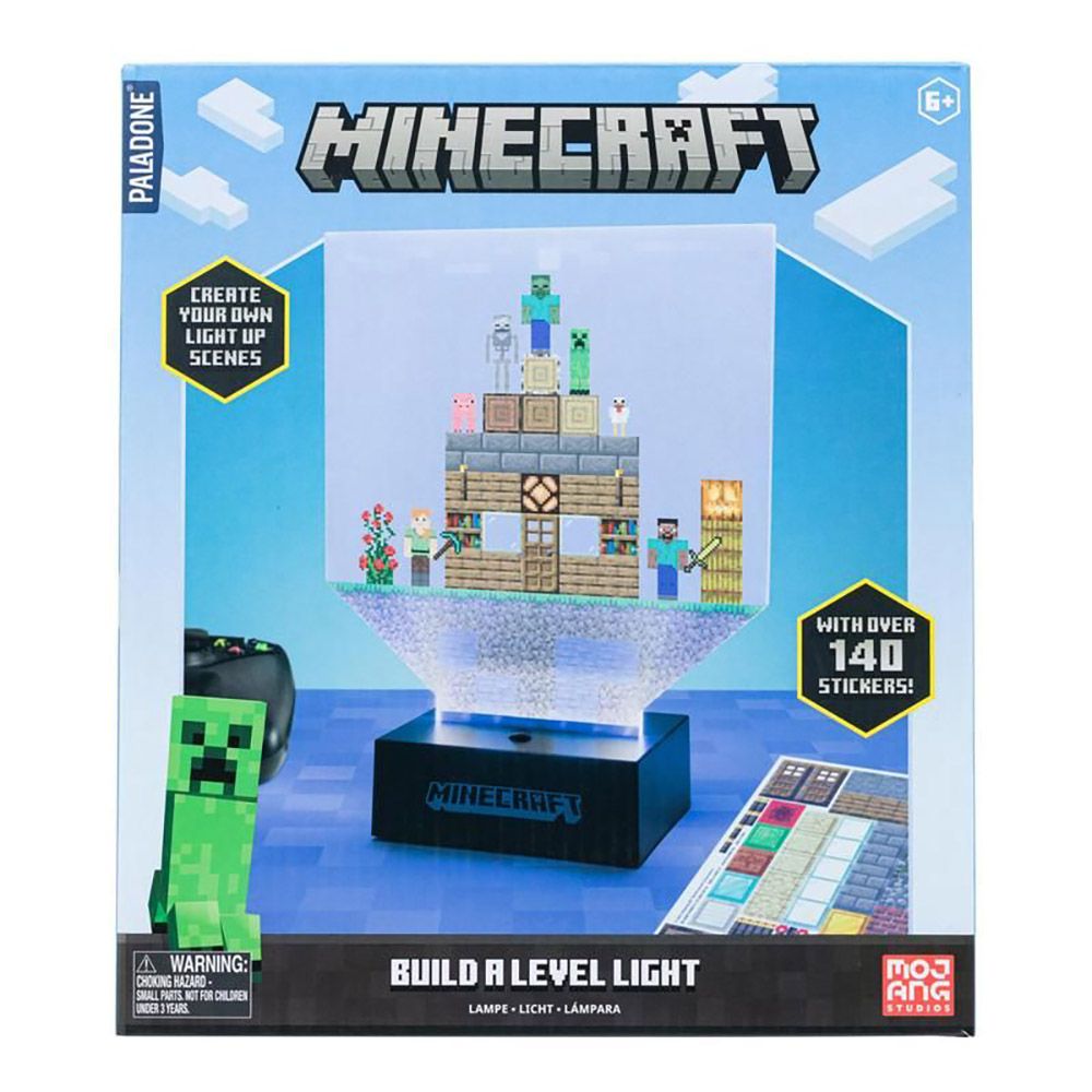 Φορητό Φωτιστικό MINECRAFT Build a Level