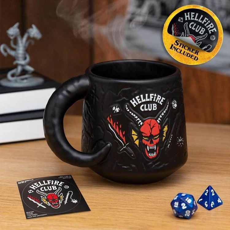 Κούπα 3D 400ml STRANGER THINGS Hellfire Club Demon