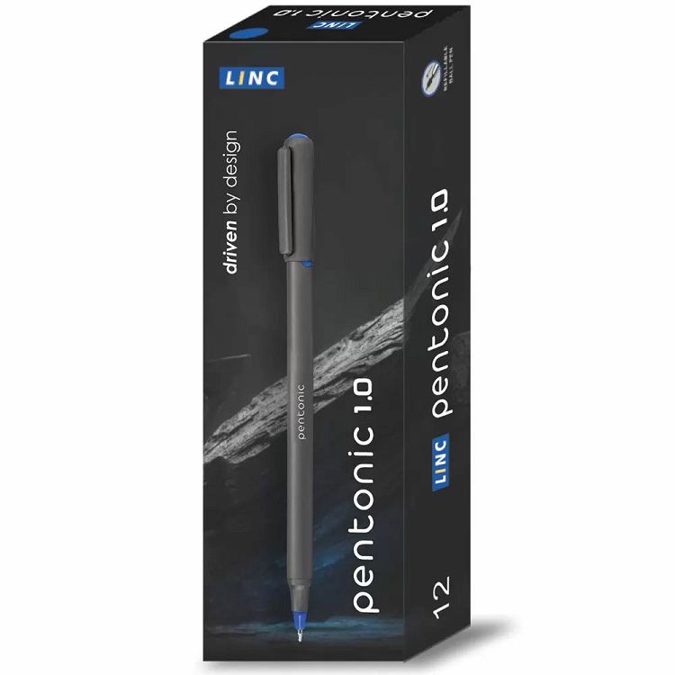 Ball pen LINC Pentonic/πορτοκαλί, 1.00mm 12τμχ