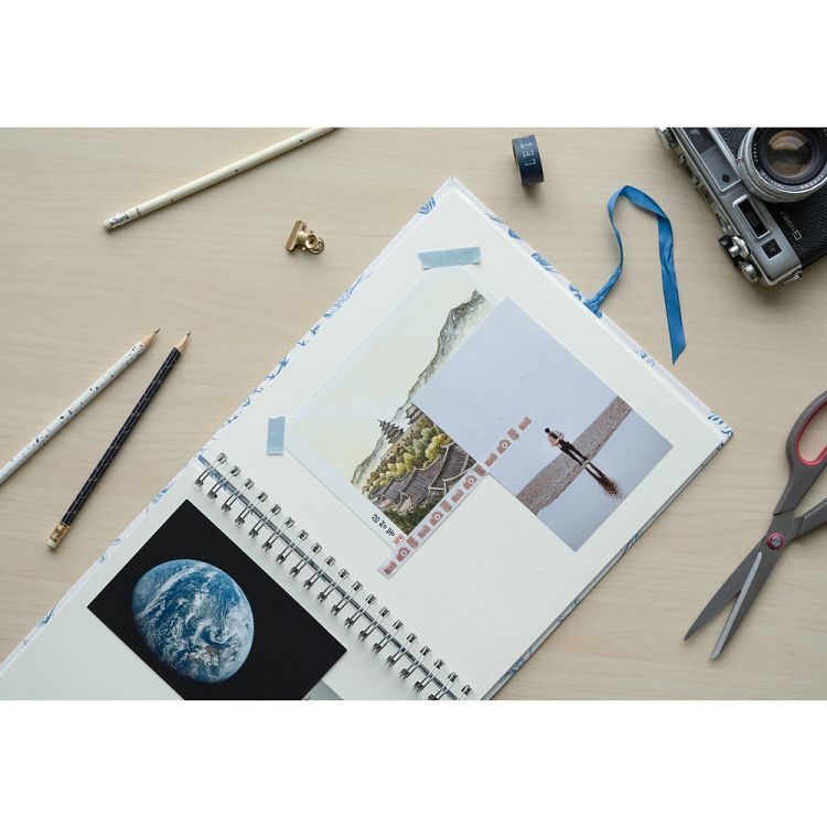 Φωτο-Άλμπουμ Scrapbook 25X25εκ 40 Φύλλα BLUE NATURE