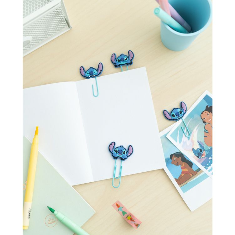 Σετ 4 Συνδετήρες DISNEY Lilo & Stitch Tropical