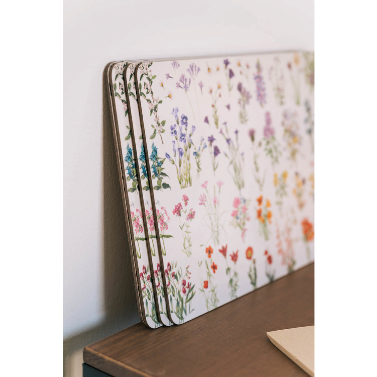 Σετ 4 Σουπλά BOTANICAL Wild Flowers by Kokonote