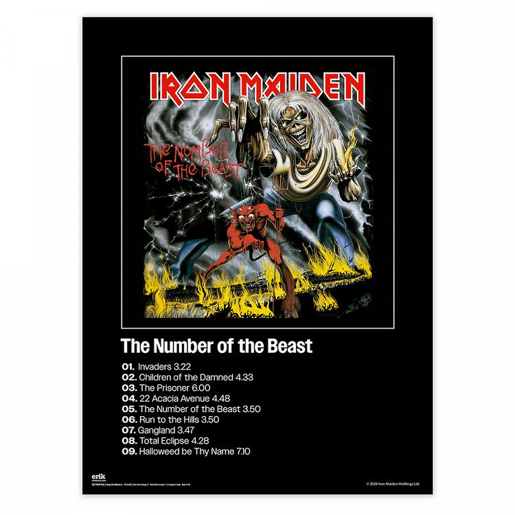 Σετ με 2 Μίνι-Αφίσες 38Χ52εκ IRON MAIDEN