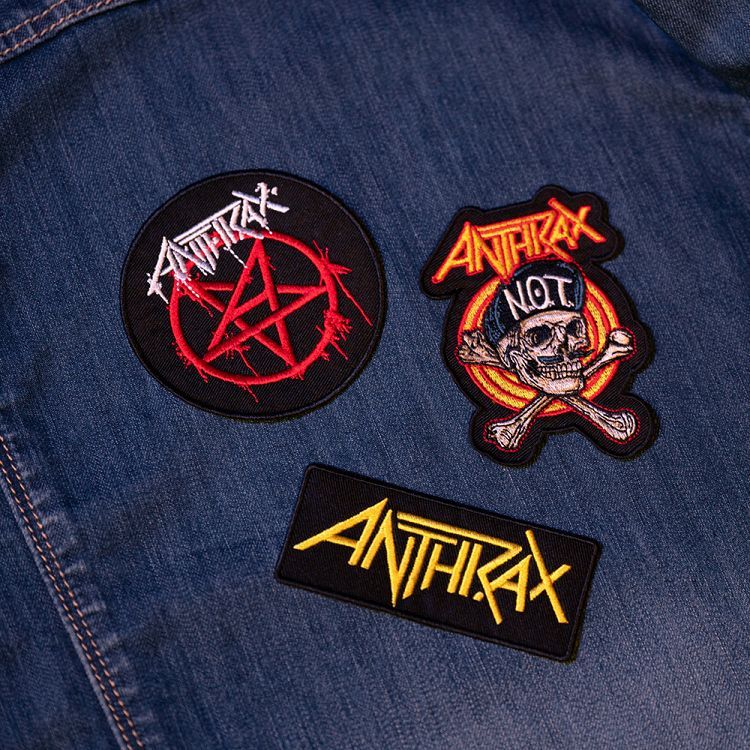 Σετ με 3 Ραφτά/Patches ANTHRAX
