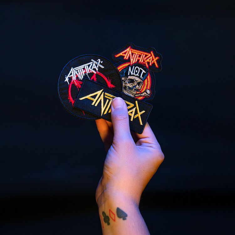 Σετ με 3 Ραφτά/Patches ANTHRAX