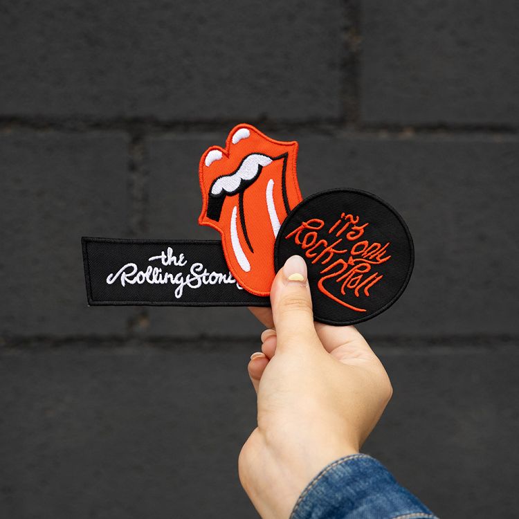 Σετ με 3 Ραφτά/Patches THE ROLLING STONES