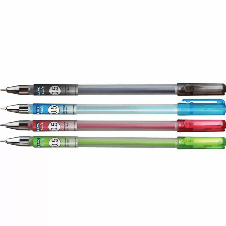 Gel pen LINC TRIM/OCEAN - μπλε, κουτί 12τμχ
