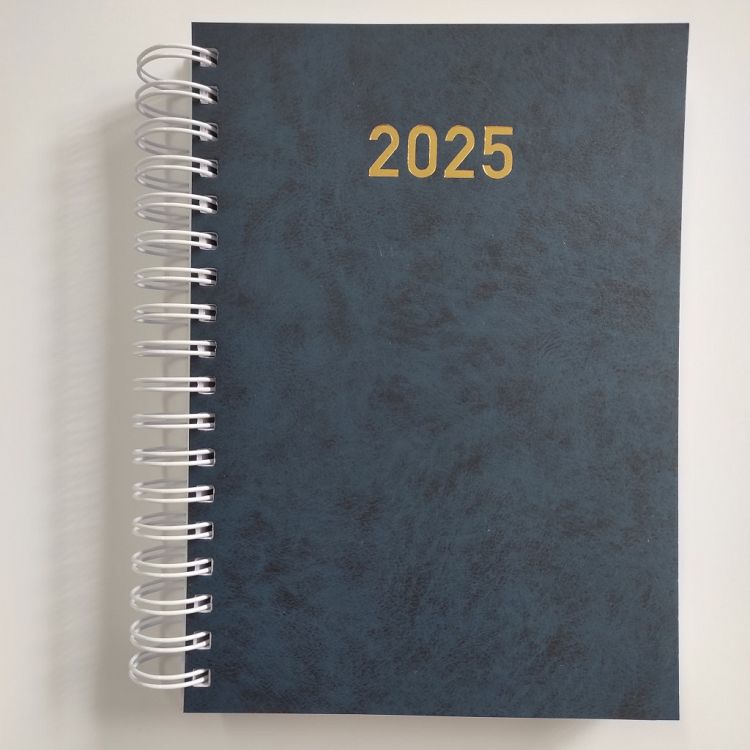 Ημερολόγιο Ημερήσιο PP 2026 ΣΠΙΡΑΛ 17Χ24 Μπλε